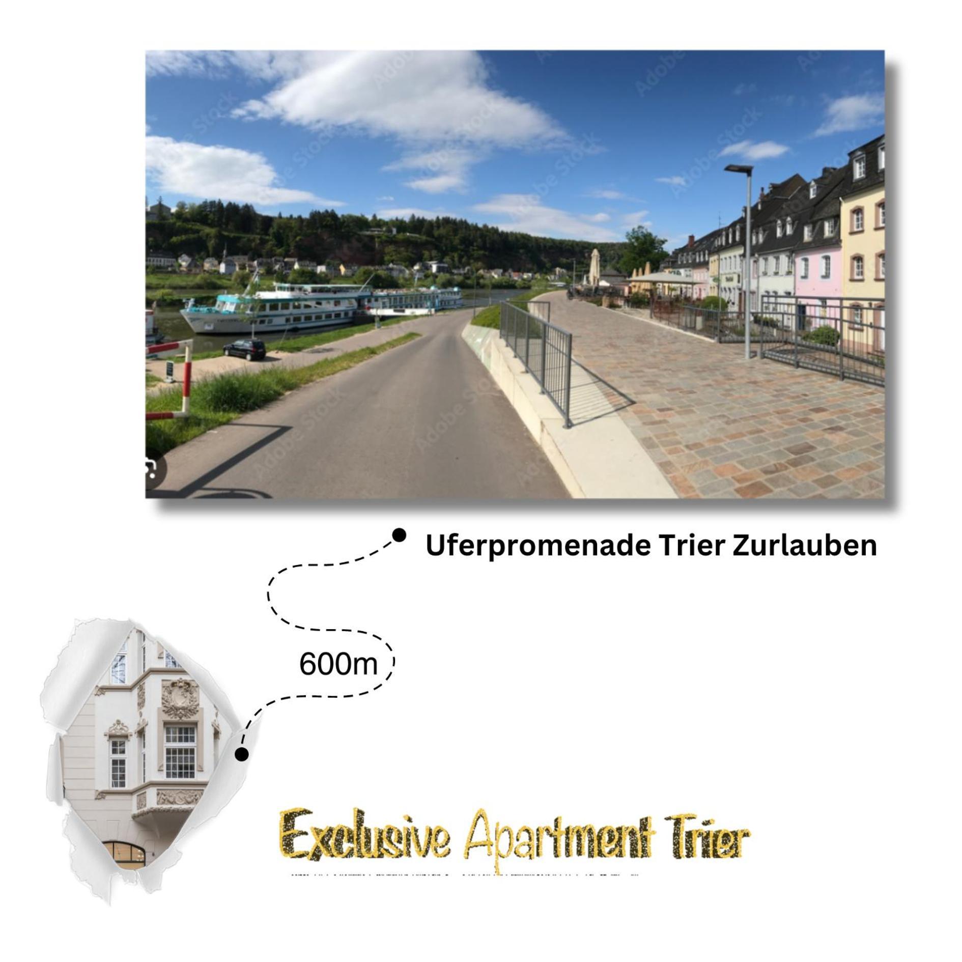 Modern Elegance In Historical City Center Trier Eksteriør bilde